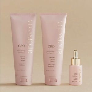 Vegamour GRO Essentials Kit - shampoo, conditioner and serum